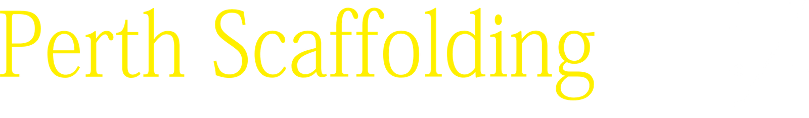 Logo Perth Scaffolding